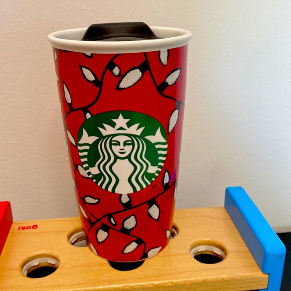 2016 Starbucks Christmas Lingut Bulb Ceramic Coffee/Tea Tumbler - Picture 1 of 10